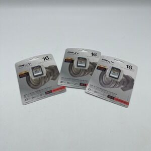 3 Pack PNY 16GB Professional‎ High Speed SDHC Class 10 Memory Cards 20MB/s NEW